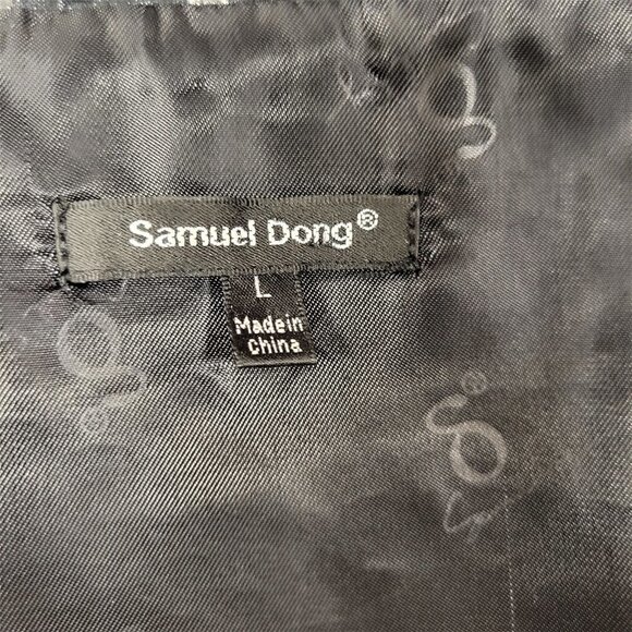 POLKA Dot Black and White Cotton Peplum Style Blazer Jacket Top  Size L - NEW - Picture 3 of 8